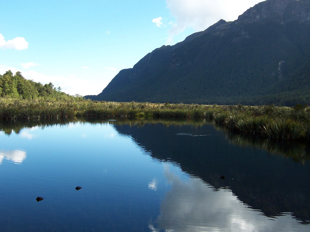 Mirror Lakes, New Zealand